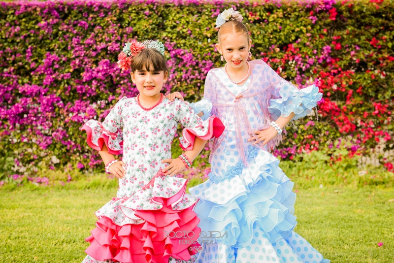 Reportaje de flamencas de Nuria y Nerea