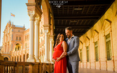 Reportaje de maternidad de Diana y Fernando en Sevilla