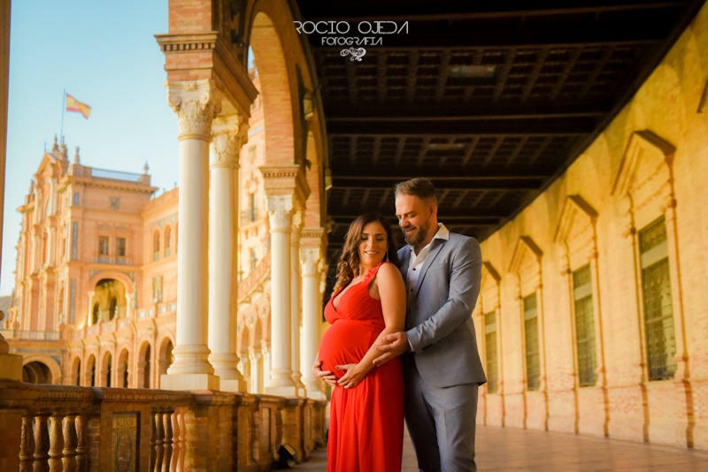 Reportaje de maternidad de Diana y Fernando en Sevilla